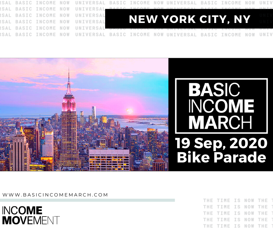 New York, NY - Basic Income March - 19 Sep, 2020